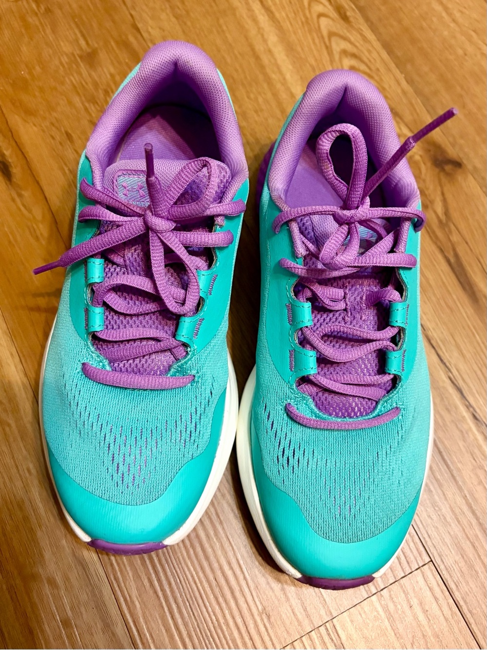 Hurley Teal and Purple Kids Sneakers